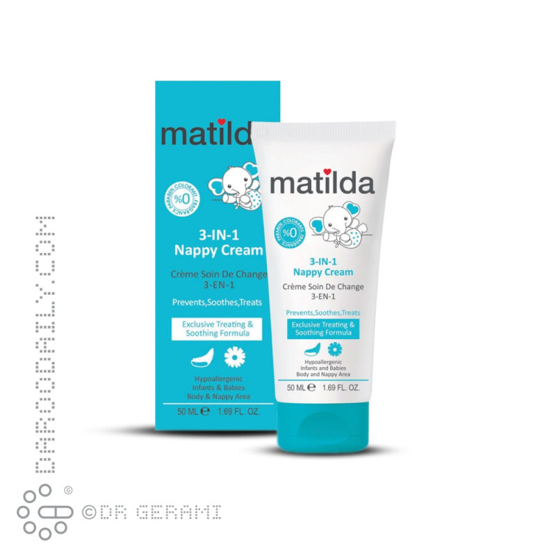 کرم محافظ پای کودکان 3in1 ماتیلدا 50 میلی لیتری