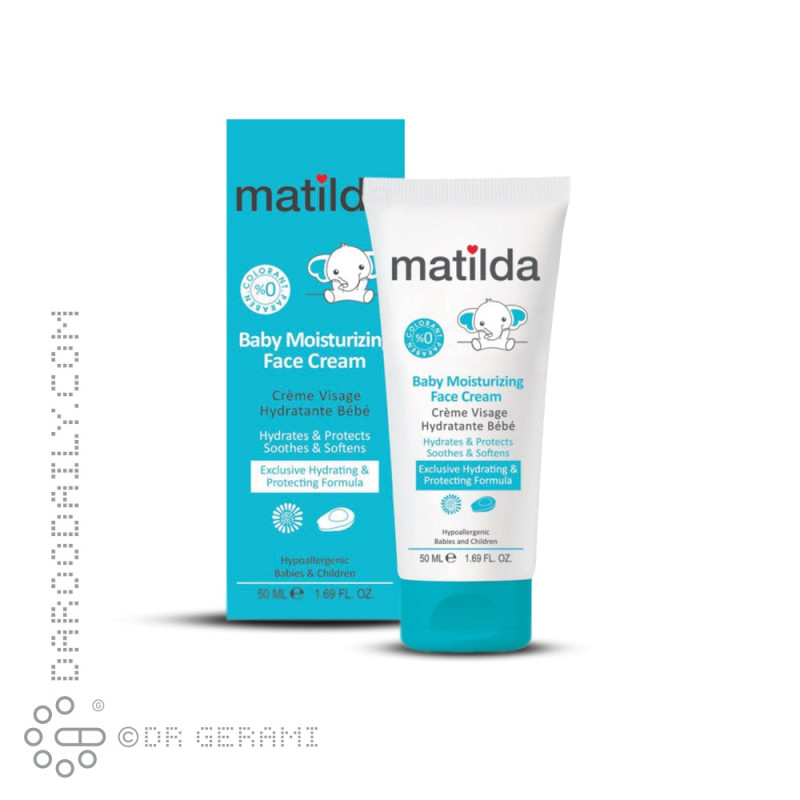 کرم مرطوب کننده صورت کودکان ماتیلدا 50 میلی لیتری