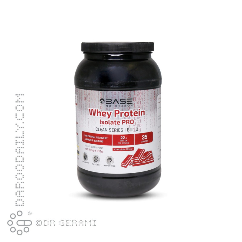 پودر پروتئین وی پرو ایزولیت شکلاتی بیس نوتریشن ۹۱۲ گرمی