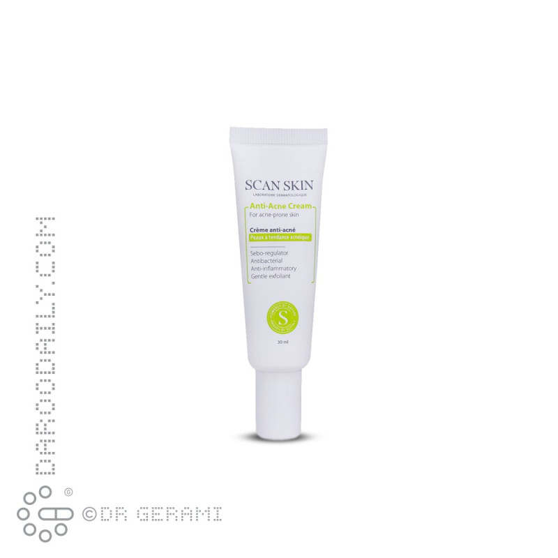 کرم ضد جوش و کنترل کننده چربی پوست اسکن اسکین 30 میلی لیتری