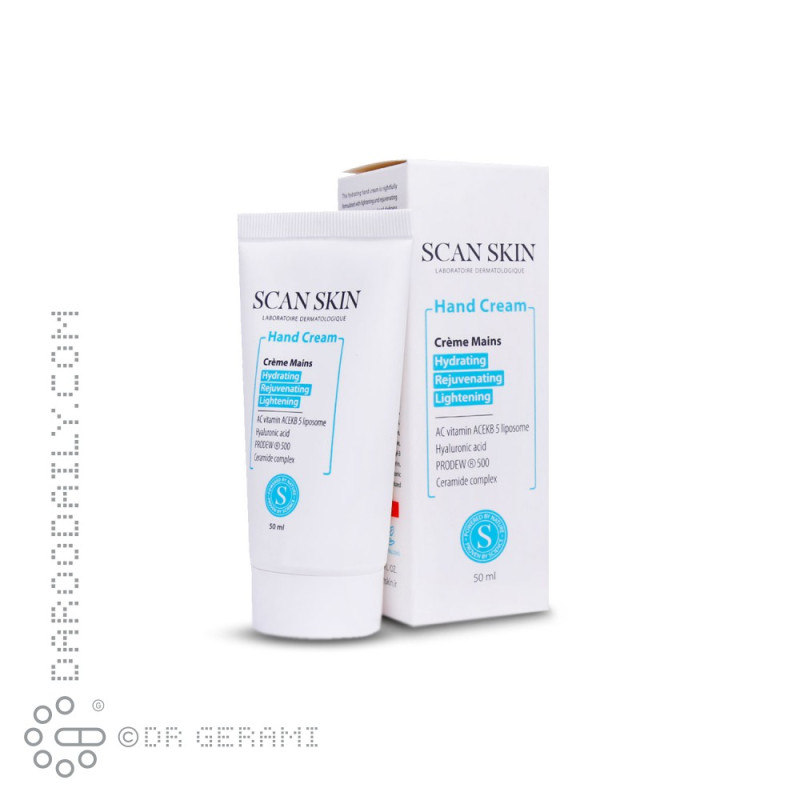 کرم روشن کننده و ضد چروک دست اسکن اسکین 50 میلی لیتری
