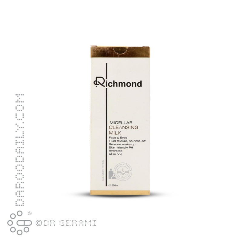 شیر پاک کن صورت و دور چشم ریچموند 200 میلی لیتری