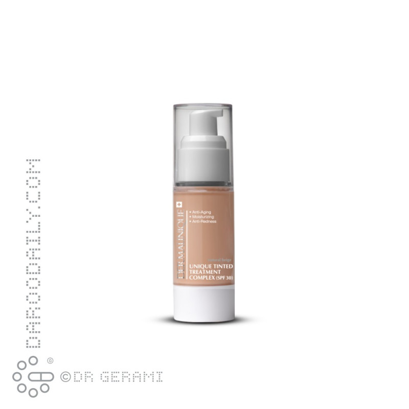 کرم آبرسان و مرطوب کننده بژ طبیعی SPF30 درمایونیک 30 میلی لیتری