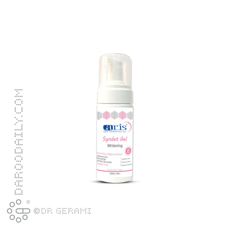 فوم ژل شستشو روشن کننده صورت آریس 150 میلی لیتری