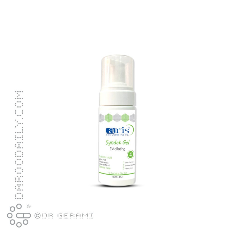 فوم ژل شوینده لایه بردار پوست معمولی تا چرب آریس 150 میلی لیتری