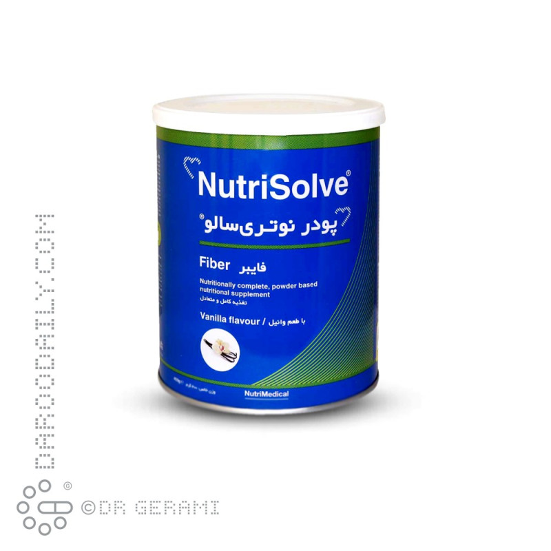 پودر فیبر وانیلی نوتری سالو نوتری مدیکال بهشاد دارو ۴۰۰ گرمی