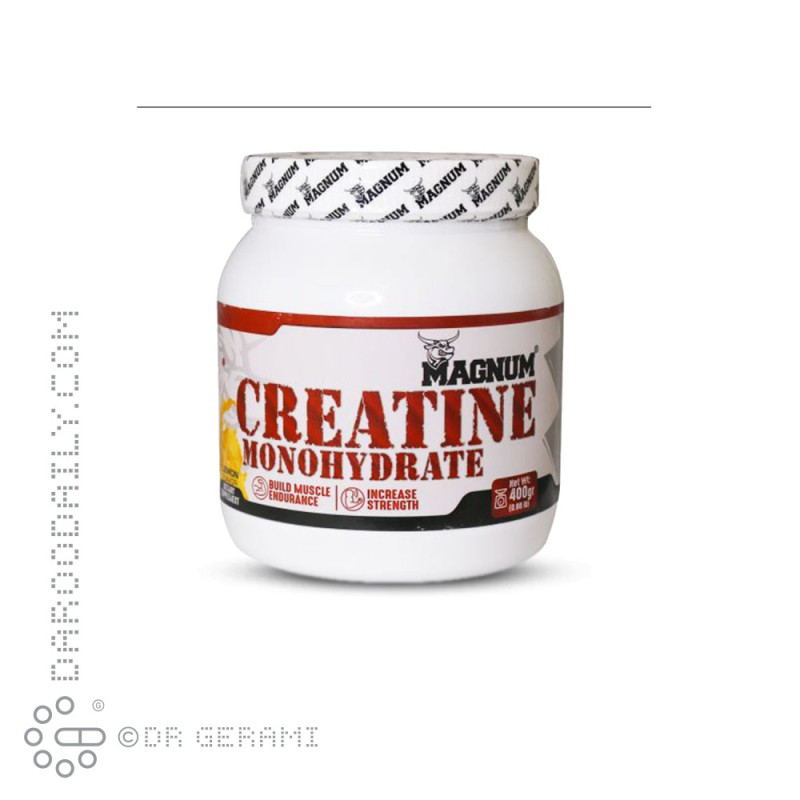 پودر کراتین مونوهیدرات لیمویی مگنوم ۴۰۰ گرمی