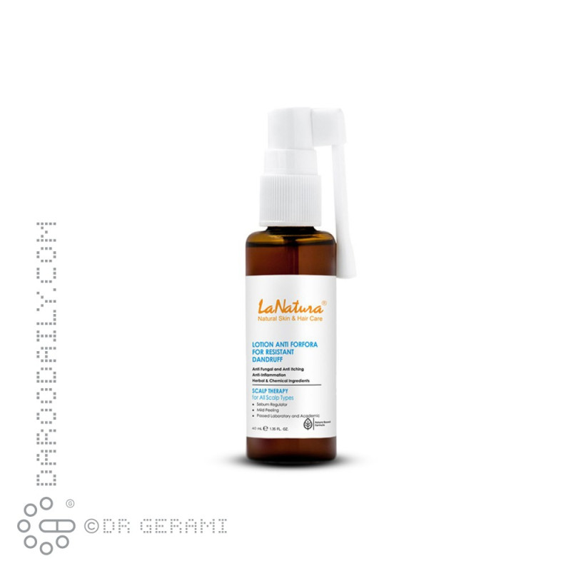 لوسیون ضد شوره مقاوم و درماتیت سبورئیک پوست سر لاناتورا 40 میلی لیتری