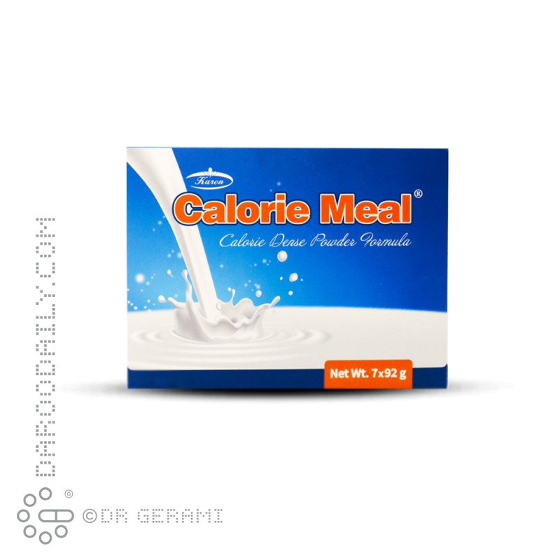 پودر ساشه ای کالری میل وانیلی ۹۲ گرمی کارن ۷ عددی