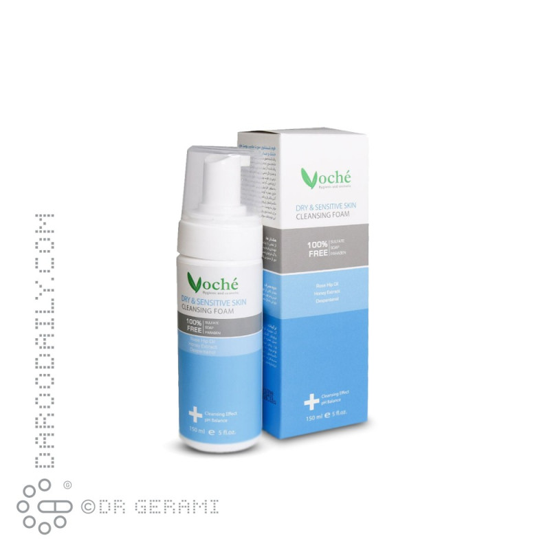 فوم شستشوی صورت پوست خشک وچه 150 میلی لیتری