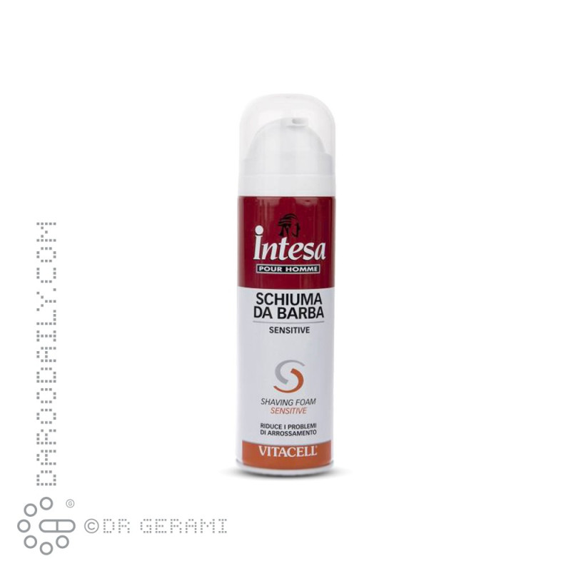 فوم اصلاح پوست حساس آقایان مدل Vitacell اینتسا 300 میلی لیتری