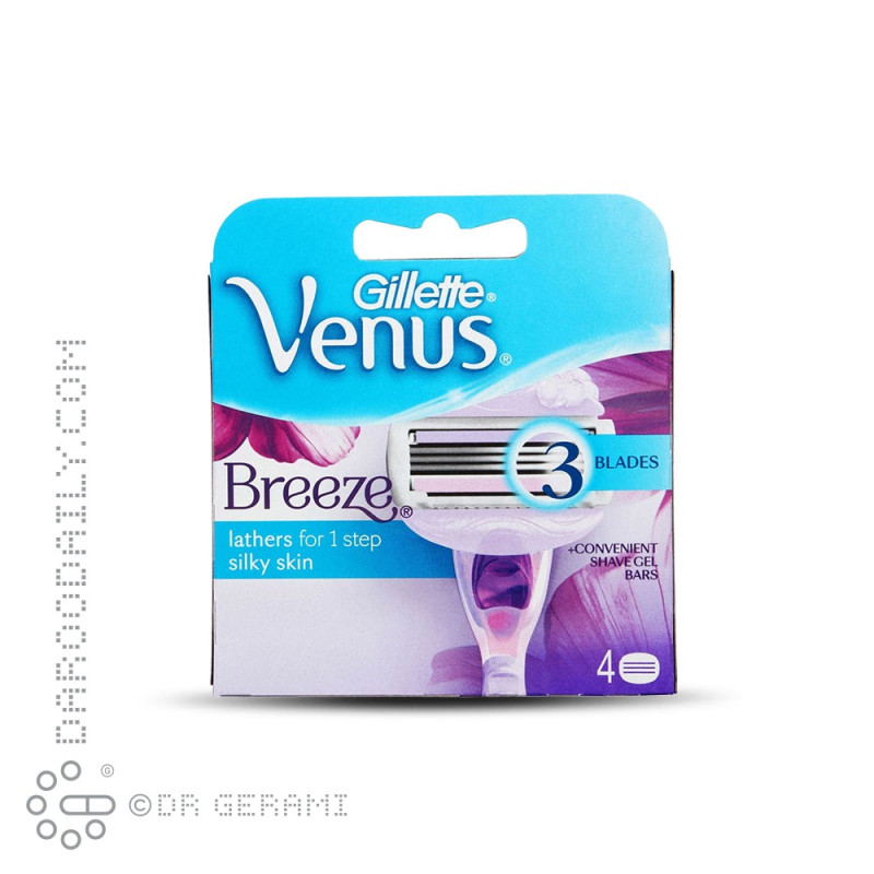 تیغ یدک مدل Venus Breeze ژیلت 4 عددی