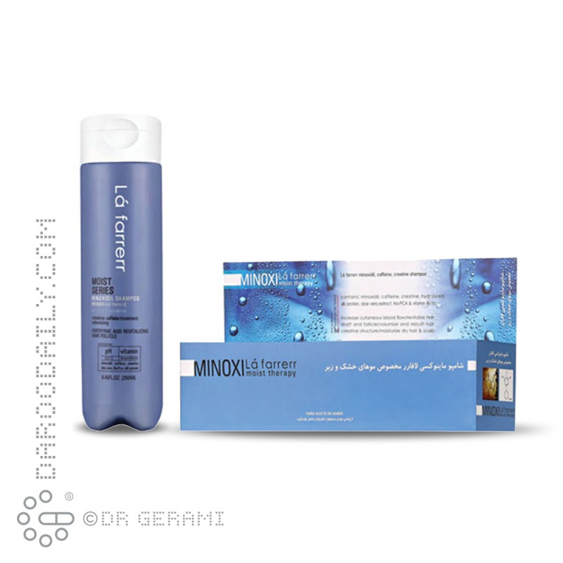 شامپو ضد ریزش موهای خشک و زبر ماینوکسی لافارر 150 میلی لیتری