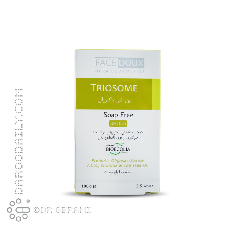 پن آنتی باکتریال مدل Triosome فیس دوکس 100 گرمی