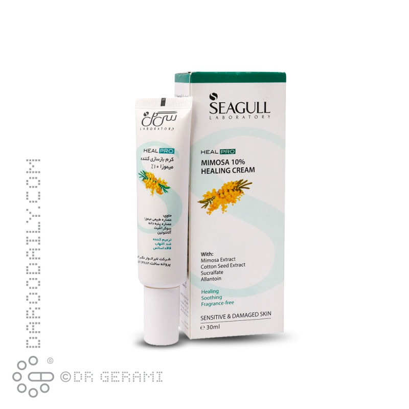 کرم ترمیم کننده پوست حساس 10 درصد میموزا سی گل 30 میلی لیتری
