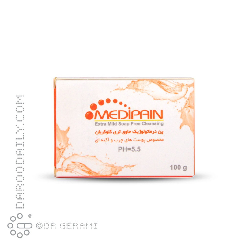 پن درماتولوژیک پوست چرب 1 درصد تری کلوکربان مدیپن 100 گرمی