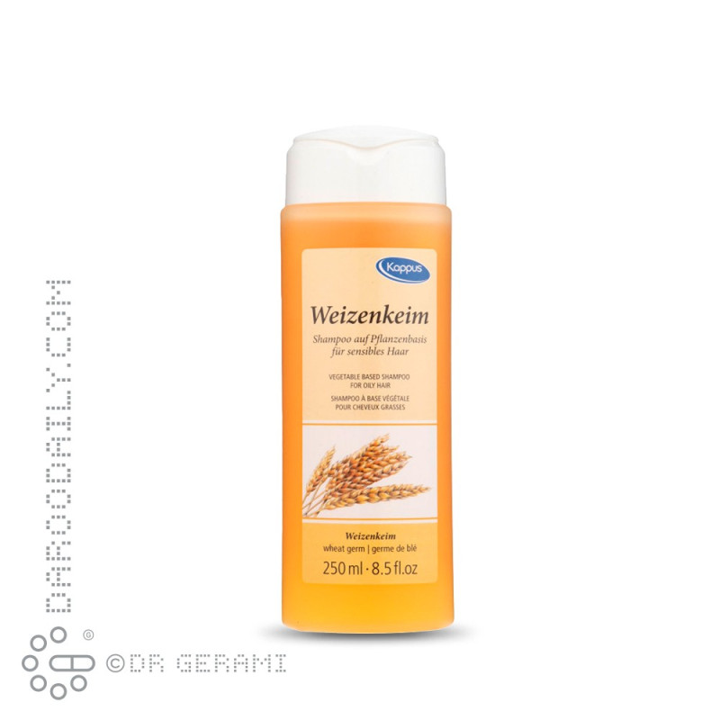 شامپو موهای چرب حاوی جوانه گندم کاپوس 250 میلی لیتری