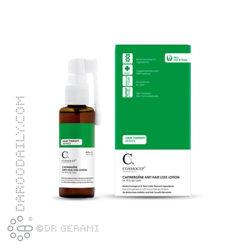 لوسیون تقویت کننده و ضد ریزش مو بانوان کازموسپ 40 میلی لیتری