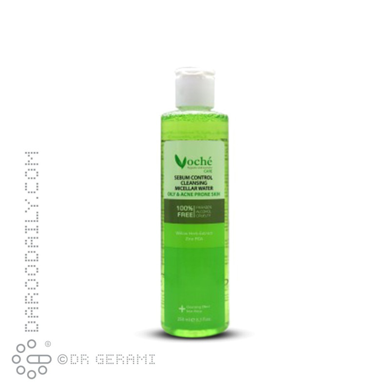 محلول میسلار واتر پاک کننده پوست چرب وچه 250 میلی لیتری