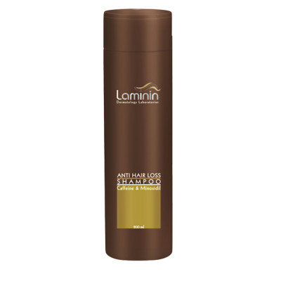 شامپو ضد ریزش مو حاوی ماینوکسیدیل و کافئین لامینین 200 میلی لیتری