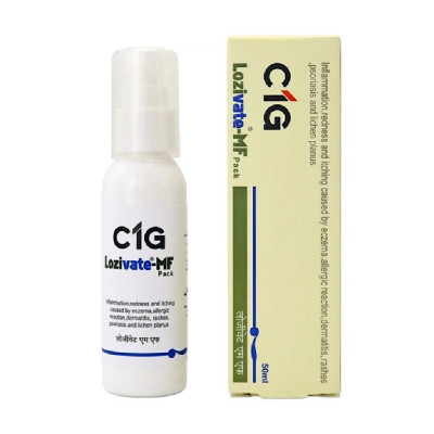 کرم ضد اگزما و پسوریازیس سيوانجي Lozivate mf 50 میلی‌لیتر