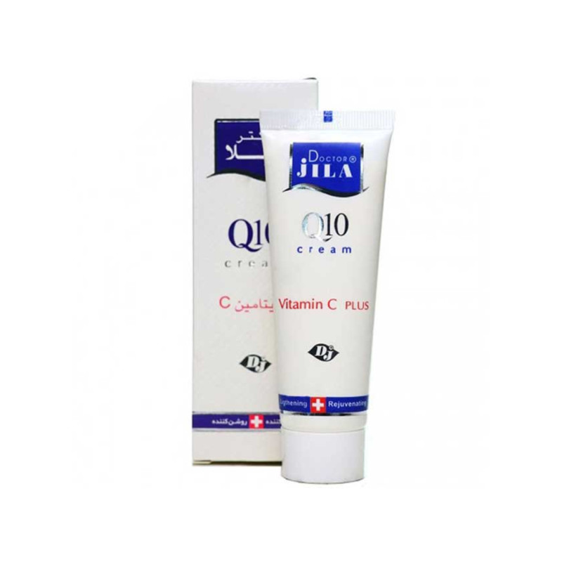 کرم جوان کننده Q10 ویتامین +C دکتر ژیلا 50 گرمی