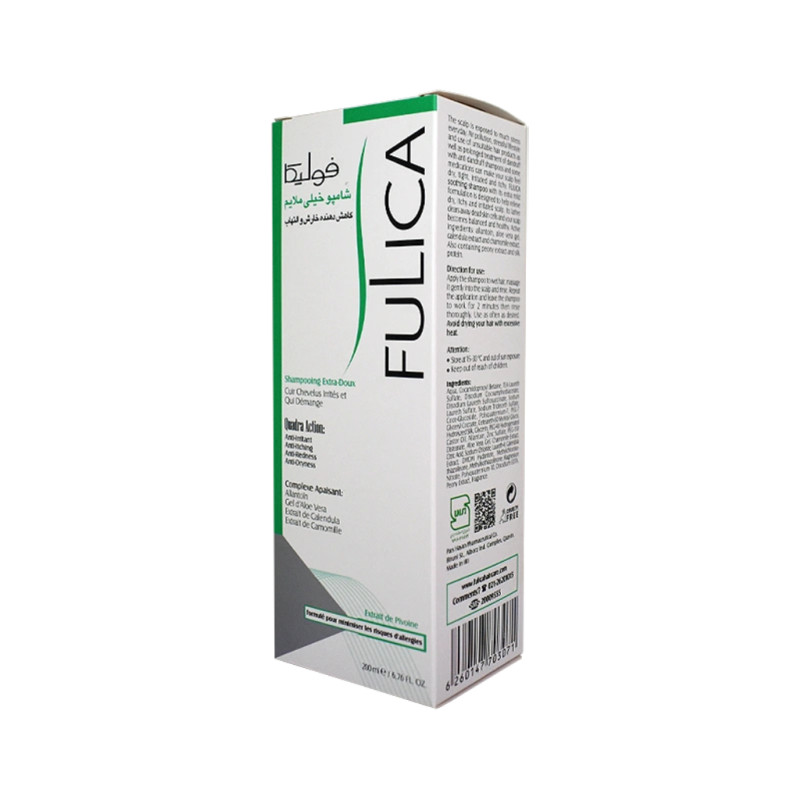 شامپو خیلی ملایم پوست سر حساس فولیکا ۲۰۰ میلی لیتری