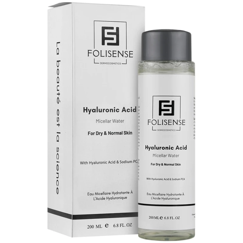 میسلار واتر هیالورونیک اسید فولی سنس برای پوست های نرمال تا خشک 200 میلی‌لیتر