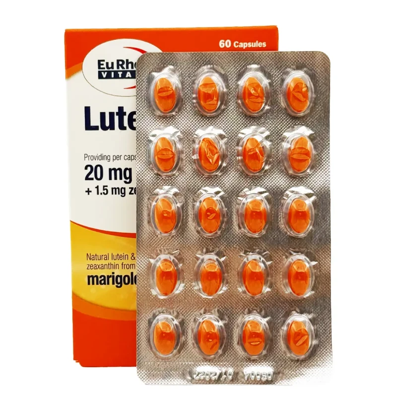 کپسول لوتئین یوروویتال 20 میلی‌گرم 60 عددی