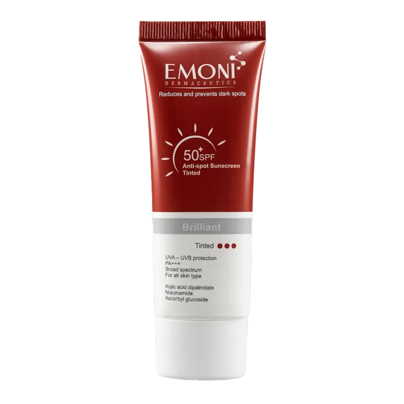 کرم ضد آفتاب رنگی امونی درماسیو تیکس مناسب پوست‌های لک‌دار 50