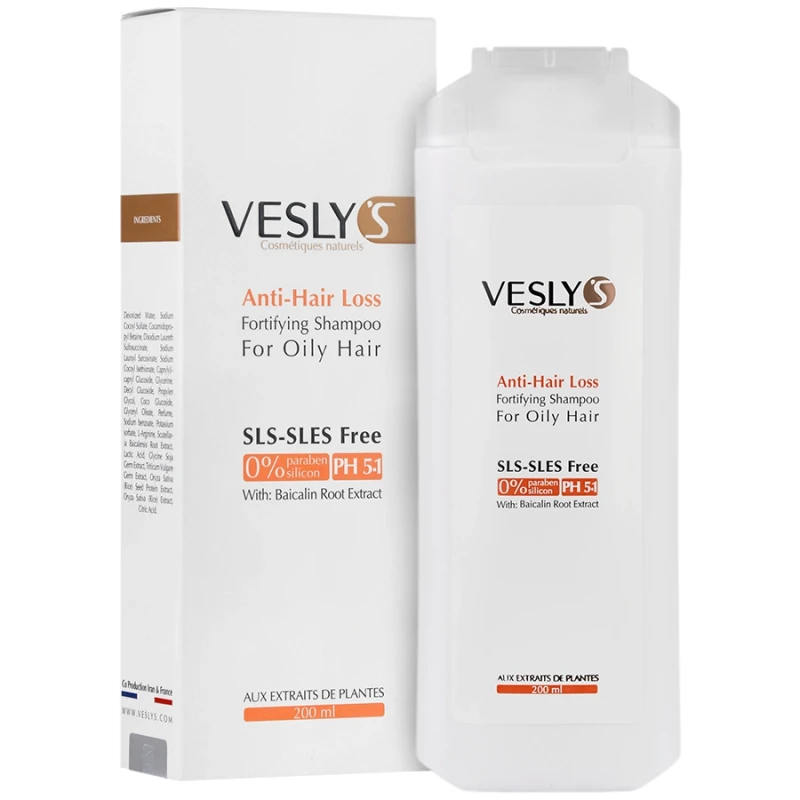 شامپو وسلیز ضد ریزش و تقویت کننده مو 200 میلی‌لیتر