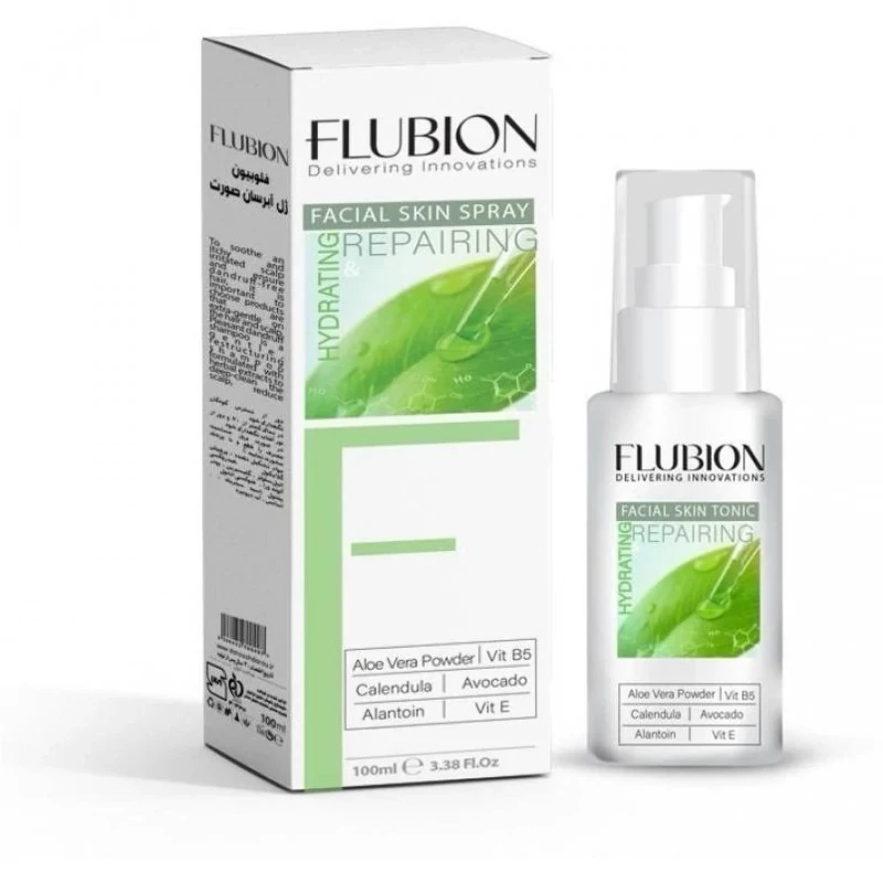 اسپری آب رسان و ترمیم کننده پوست صورت فلوبیون 100 میلی‌لیتر