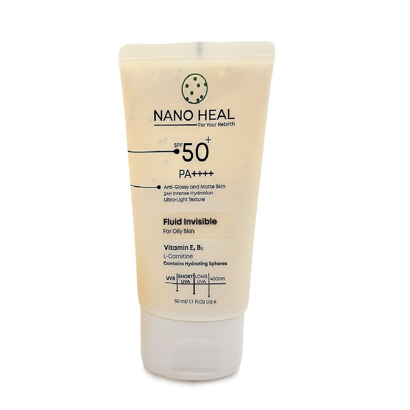 فلوئید ضد آفتاب نانوهیل پوست چرب SPF 50