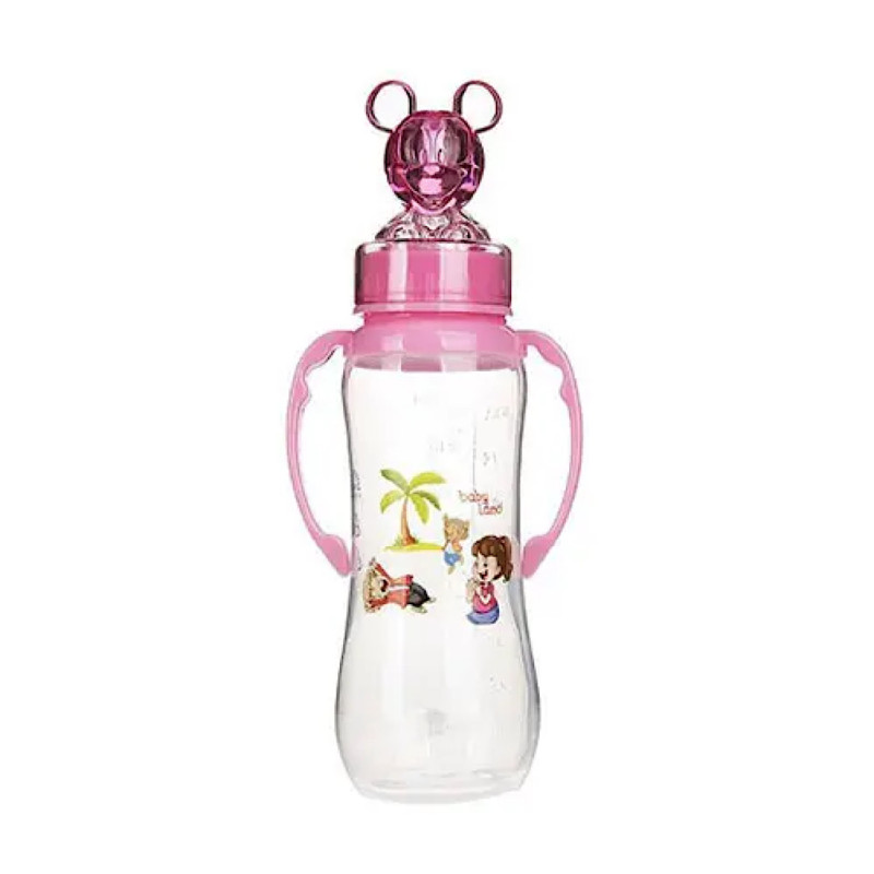 شیرخوری کلاسیک فندقی دسته‌دار بی بی لند 240 میلی‌لیتر