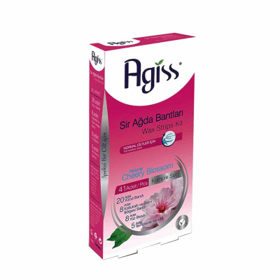 نوار موم بدن پوست های معمولی آگیس 24 عددی