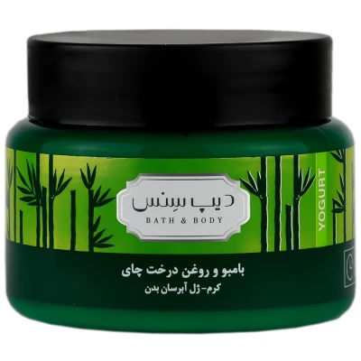 کرم ژل آبرسان بدن درخت چای و بامبو دیپ سنس 250 میلی لیتری