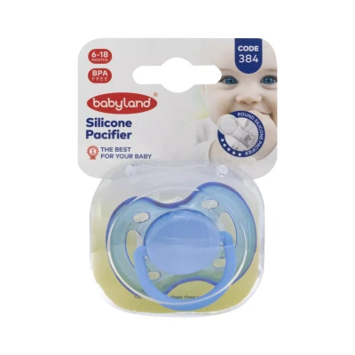 پستانک فندوقی النا شفاف بی بی لند سایز 2 کد 384