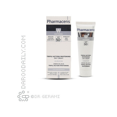 کرم روز روشن کننده سه کاره SPF50 فارماسریز 30 میلی لیتری