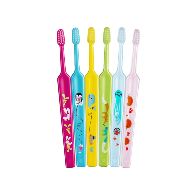 مسواک کودک با برس بسیار نرم مدل Mini Extra تپه