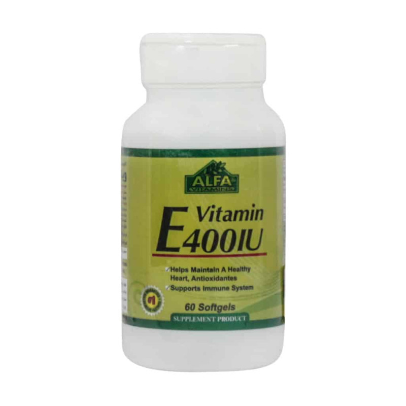 کپسول ویتامین 400IU E آلفا ویتامینز 30 عددی