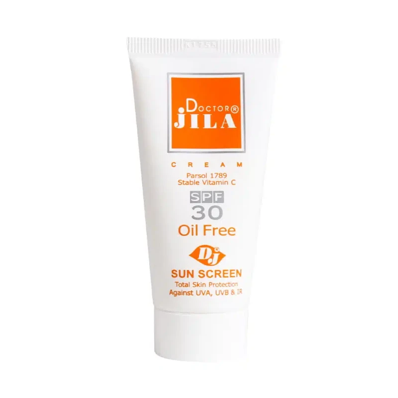 کرم ضد آفتاب فاقد چربی رنگی SPF30 دکتر ژیلا ۳۰ میلی لیتری