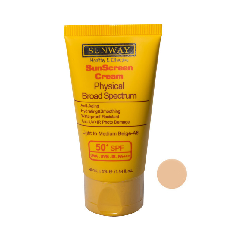 کرم ضد آفتاب رنگی SPF50سان وی 40 میلی لیتری
