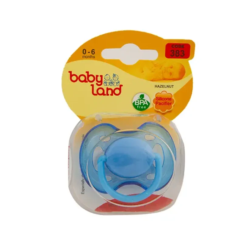 پستانک فندوقی النا شفاف بی بی لند سایز 1 کد 383