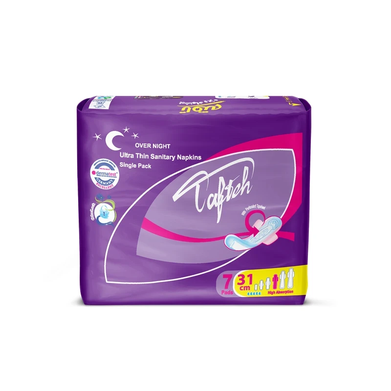 نوار بهداشتی خیلی نازک ویژه شب تافته 7 عددی