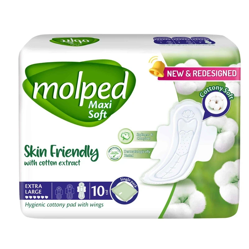 پد بهداشتی مولپد مکسی سافت خیلی بزرگ 10 عددی