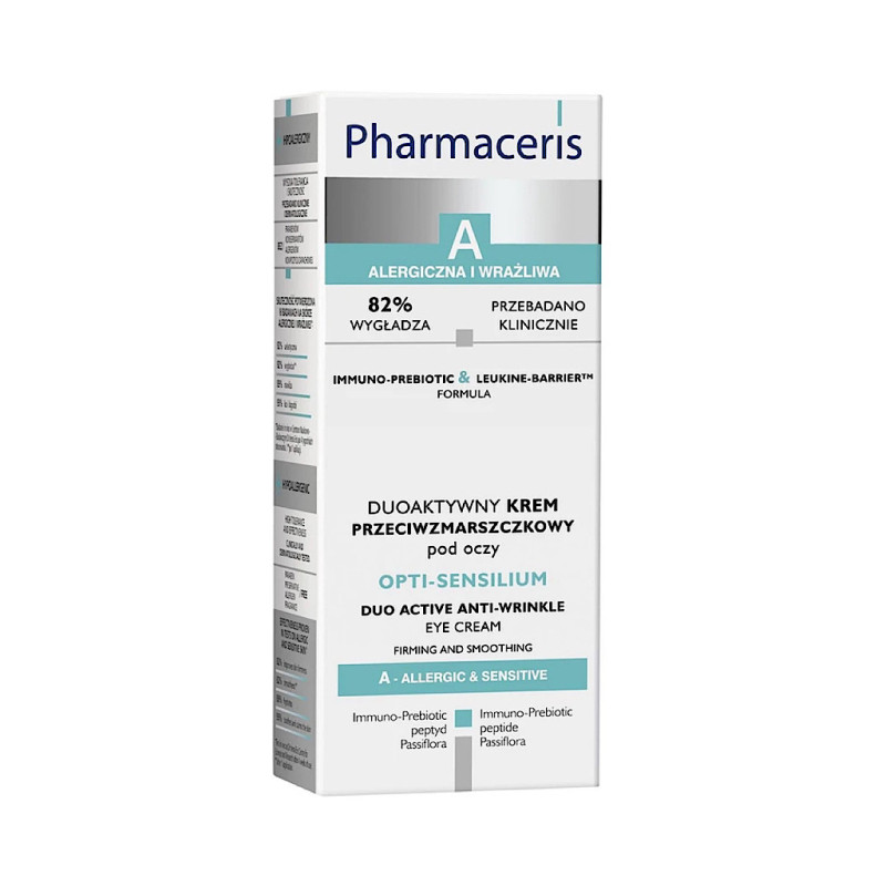 کرم ضد چروک دور چشم دو کاره مدل Opti Sensilium فارماسریز 15 میلی لیتری