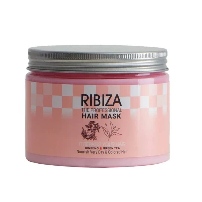 ماسک مو داخل حمام حاوی چای سبز و جنسینگ ریبیزا 500 میلی لیتری