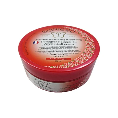 کرم مرطوب کننده و ترمیم کننده روغن هسته انار گانیرو 200 میلی لیتری