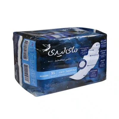 نوار بهداشتی مشبک مکسی نیمه ضخیم خیلی بزرگ مای لیدی ۱۰ عددی