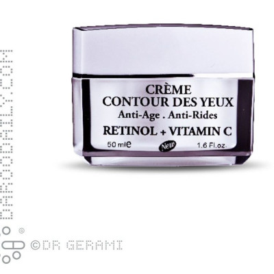 کرم ضد پیری و ضد چروک دور چشم ویتامین C آدنایس 50 میلی لیتری